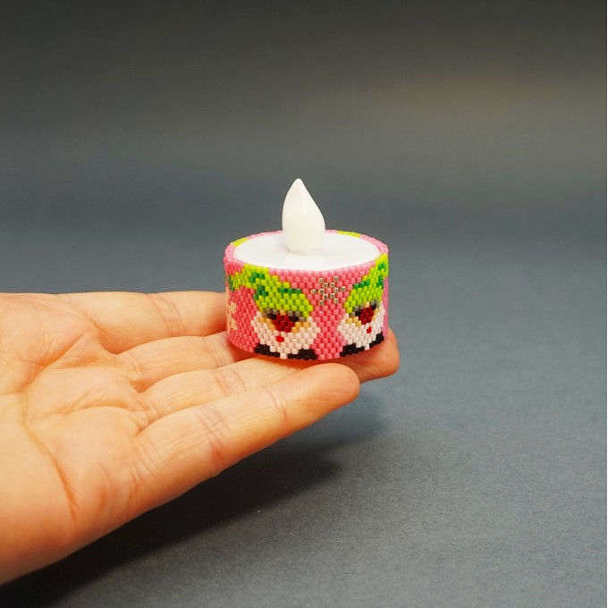 Led Candle Cover - Christmas Gnomes