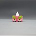 Beaded Candle Cover with LED Tea Light - Funny Christmas Gnomes
