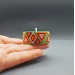  Tea Light Cover with Candle - Christmas Colors