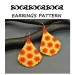 Honeycomb Beaded earrings pattern