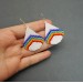 Rainbow Drop Beaded Earrings Pattern for Beading