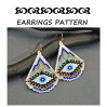 Make Your Own Evil Eye Beaded Earrings with Our Pattern