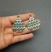 Ethnic Boho Drop Beaded Earrings Pattern for Beading