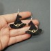 DIY Halloween Beaded Witch Hat Earrings Pattern