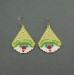 Funny Christmas Gnomes Beaded Earrings Pattern