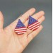 US Flag Drop Beaded Earrings Pattern