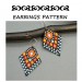 Diamond Beaded Earrings Pattern