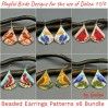 Create Charming Bird Earrings: Playful Birds Beaded Patterns Bundle