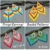 Beaded Fringe Earrings Patterns Bundle – Create Stunning Oversized Seed Bead Designs