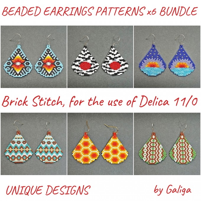 Beaded Earrings Patterns Collection