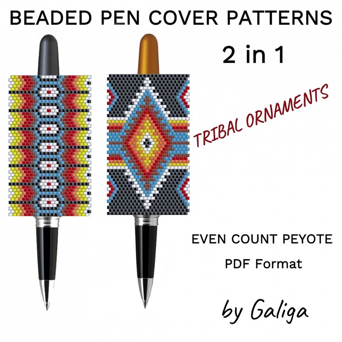 Pen cover pattern Tribal ethnic orament