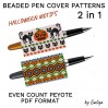 Halloween Pen Wrap Patterns: Pumpkin & Black Cat