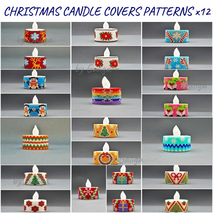 Christmas Patterns For Battery Operated Tea Light Candles