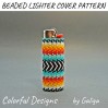 Colorful Beaded Lighter Case Pattern