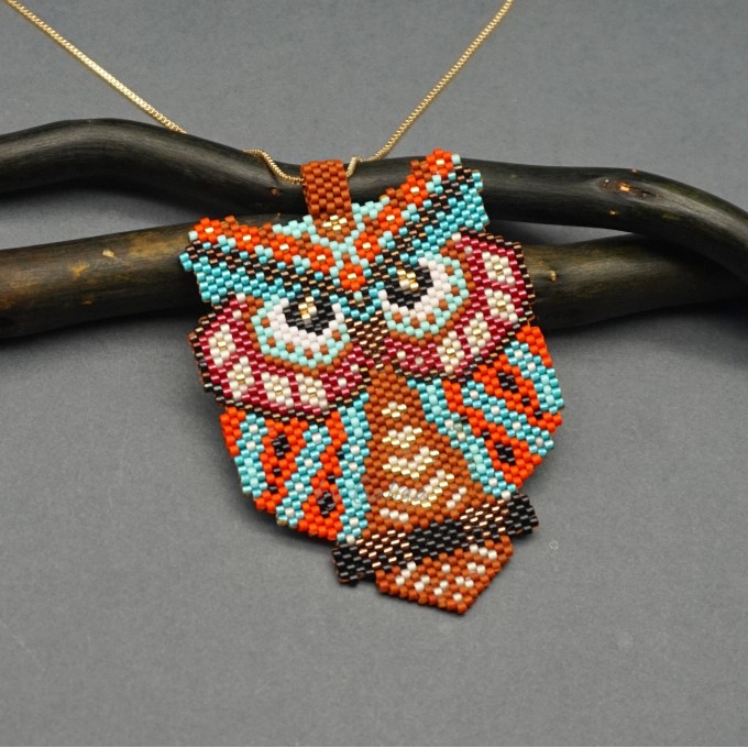 Create Unique Accessories: Owl Beaded Pattern Design