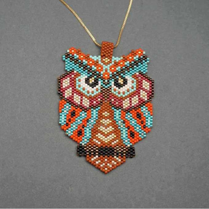 Create Unique Accessories: Owl Beaded Pattern Design