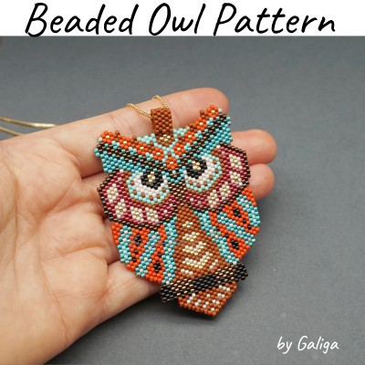 Owl Beaded Pattern Design