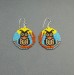 Craft Stylish Halloween Earrings: Night Owl on a Branch Beading Pattern