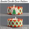 Create Festive Decor: Christmas Tree Beaded Tea Light Candle Cover Pattern