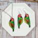 Funny Finch Bird Earrings