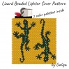 Create Eye-Catching Lighter Wraps: Lizard or Gecko Beaded Pattern