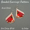 Craft Beautiful Red Cardinal Bird Jewelry with Beaded Pattern