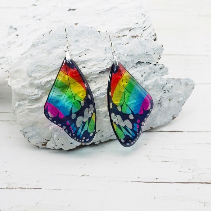 Multicolor earrings Like Butterfly