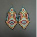 Native American Inspired Oversized Statement Earrings