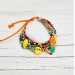 Boho Beaded Multistrand Bracelet in Autumn Colors