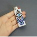 Lighter Cover Pattern - Blue Evil Eye