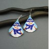 Fun Snowman Earrings